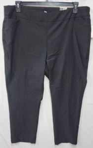 Pantalones cortos Kim Rogers elásticos con control de barriga talla 24W negros nuevos con etiquetas - Imagen 1 de 6