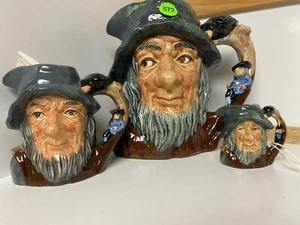 Royal Doulton - Rip Van Winkle - D6438 & D6463 & D6517 - Large - Small - Mini - Bild 1 von 3