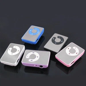 Mini Schwarz Mirror Clip USB Digital Mp3 Music Player Beste TF Card X2S8 H9C4 - Bild 1 von 8