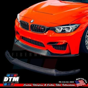BMW F82 M4 04-19 DTM Style Front Bumper Lip FRP Fiberglass MADE IN USA - Bild 1 von 3