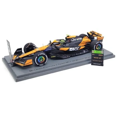 2024 Lando Norris McLaren F1 Team MCL38 Miami GP vincitore - 1/43 Spark Models - Immagine 1 di 3