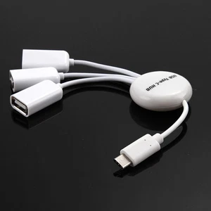 USB 3.1 Type C Male to 3 USB 2.0 Female Adapter Cable Converter HUB For 12" Mac - Picture 1 of 4