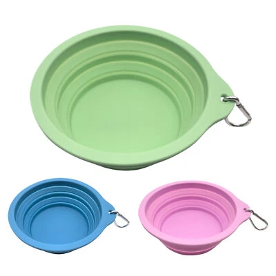 Tragbarer Hundenapf, faltbarer Futterbehälter, Mehrzweck-Tränke für Hunde - Bild 1 von 4