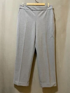 Pantalones Cortos Rachel Zoe Mujer Cintura Elástica Elevación Alta Elastizados Puños Talla L Gris Nuevo sin Etiquetas - Imagen 1 de 9
