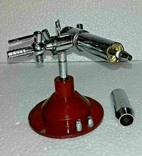 Glass Blowing Brass Torch Working Blast Burner Cast Iron Heavy Base 