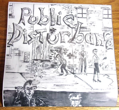 Public Disturbance LP Mutha Records Just the Covers / Slicks Only! *NO RECORD! * - Image 1 of 3