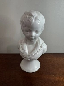 Kopf Büste Keramik Viktorianisch Junge Napcoware Made In Japan Vintage - Bild 1 von 12