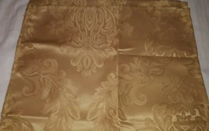 4 Gold Polyester Lorbeerblatt gesäumt Servietten 16" Quadratisch Vintage - Bild 1 von 1