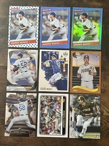 ANDRES MUNOZ Lot of 9 RC’s! Great Selection of EL PLEBE!!! MARINERS CLOSER! - Picture 1 of 1