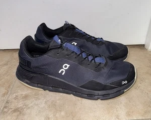 On Cloud Running CloudTec Shoes Men’s 11 Black Blue Performance Running Sneakers - Picture 1 of 11