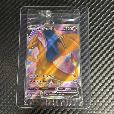 🔥 Tarjeta Pokémon Holo Foil Promo Shining Fates Arte Antiguo Completo Charizard V Sellada🔥 Foto 1 de 4