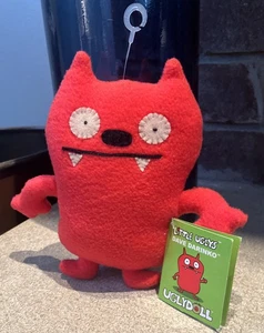 Dave Darinko Uglydolls 7" Little Uglys Plush Stuffed Red Plush NWT - Picture 1 of 4