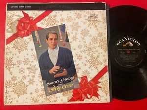 Season’s Greetings From Perry Como Christmas LP RCA Living Stereo + Inner VG - Picture 1 of 5