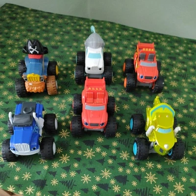 Blaze And The Monster Machines Die Cast And Plastic Monster Truck Toy Bundle. - Image 1 of 4