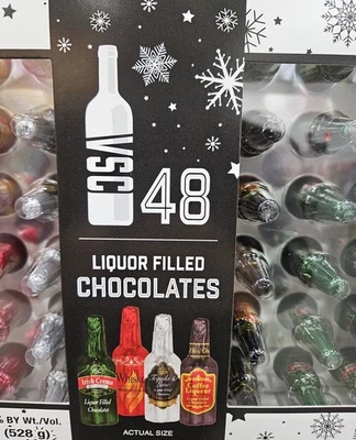 VSC 48 Liquor Filled Chocolates, 18.6 Oz, Coffee Liqueur, Whiskey, Tequila, - Image 1 of 4