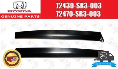 Juego de marco de pilar adorno puerta derecha y derecha HONDA OEM CIVIC 92-95, 2 y 3 puertas Foto 1 de 4