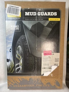 Husky Liners 57241 Custom Black Rear Mud Guards for Silverado / Sierra 1500 - Picture 1 of 5