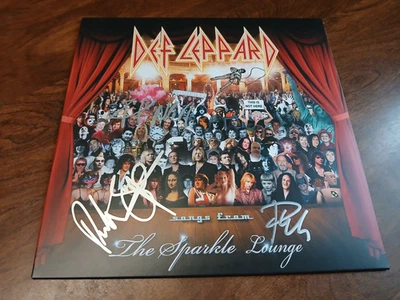 Def Leppard signed The Sparkle Lounge Album with 3 signatures - Image 1 of 4