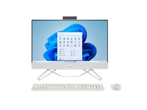 HP 24-cb1023w 23.8" FHD Touch All-in-One PC Intel i3-1215U 8GB 256GB W11H - Picture 1 of 7