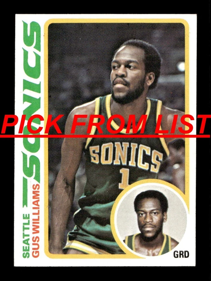 1978-79 Topps Basketball #4-131 EX-MT/NM Pick From List ALL PICTURED pp2 zz2 - Image 1 of 1