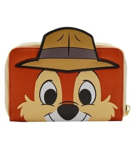 Loungefly Disney Exclusive Chip & Dale Rescue Rangers Zip Around Wallet NWT - Picture 1 of 4