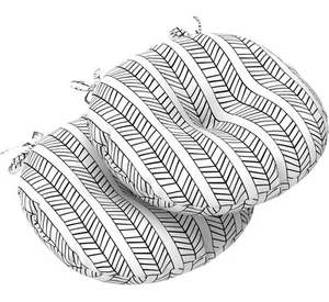 LVTXIII Outdoor All Weather Bistro Seat Cushions, Comfortable Fluffy 2 Count - Picture 1 of 3