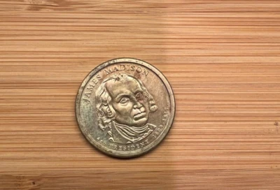 2007 D ~ US One Dollar coin President series JAMES MADISON 1809-1817 (813) - Image 1 of 4