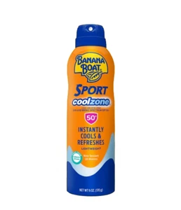 Sonnenschutzspray Sunscreen Sonnenschutz SPF50 Banana Boat Sport Cool Zone 170ml - Bild 1 von 2
