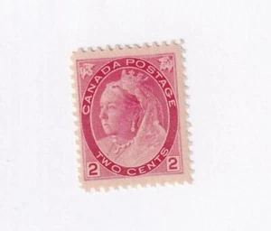 CANADA # 77 VF-MNH 2cts Q/VICTORIA NUMERAL ISSUE CAT VALUE $270 (RED IS THE COLO - Picture 1 of 1
