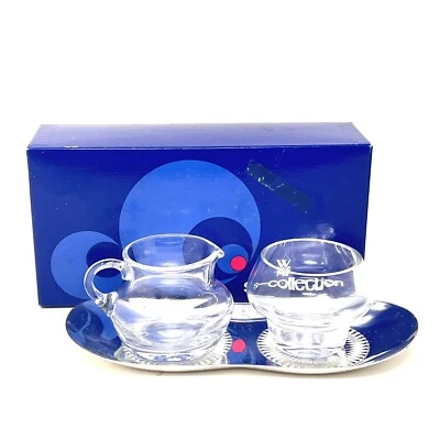 WMF CROMARGAN 3 件套奶油和糖套装德国带盒中世纪现代 #5963 — 第 1/4 张图片