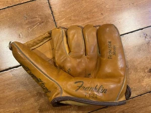 VINTAGE RARE F121 FRANKLIN GLOVE BOBBY THOMPSON BASEBALL MITT GLOVE - Picture 1 of 8