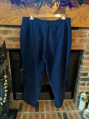 Pantalón Summit Circle Marca Azul Marino Esmalte Elástico Súper Suave Pierna Recta Talla 3X Foto 1 de 2