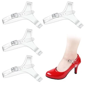 2 Pairs Shoelace Transparent Invisible High Heel Shoe Straps Women Detachable... - Picture 1 of 7