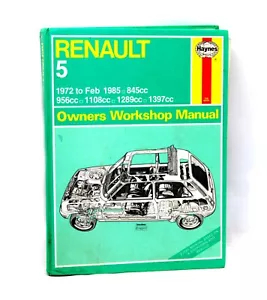 Haynes Propietario Manual Para Renault 5 1972-1985 956cc 1106cc 1289cc 1397cc - Imagen 1 de 7