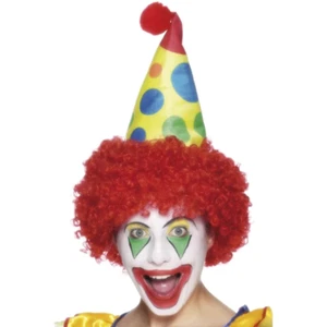 Sombrero De Payaso Con Manchas Para Adultos Accesorio De Disfraz De Circo - Imagen 1 de 1
