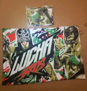 Lucha Bros Pillowcase Rey Fenix/Penta AEW Pro Wrestling Zippered NEW, 2 Pack - Picture 1 of 3