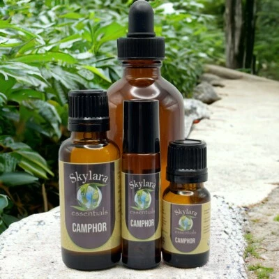 Therapeutic Grade Camphor Essential Oil - Natural and Cooling Aromatherapy FREE - Image 1 of 4