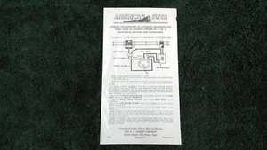 AMERICAN FLYER # M2671 # 15 DC CORRIENTE RECTIFICADOR INSTRUCCIONES FOTOCOPIA - Imagen 1 de 2