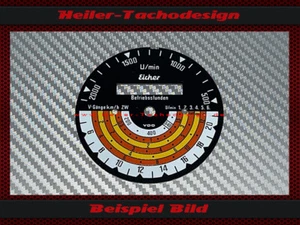 Tachoscheibe für Traktormeter Eicher ES202 - Picture 1 of 1