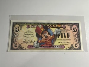 2008 D $5 MINT Bandleader Mickey Disney World Dollar - Picture 1 of 2