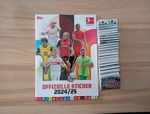 Topps Bundesliga Sticker 2024/25 Alle 522 + Leeralbum Ungeklebt - Bild 1 von 6
