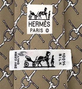 Hermes Tie 835 EA. Silk 100%. Made In France. Authentic. - Picture 1 of 8