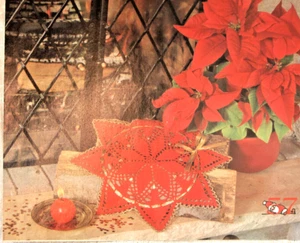 Arbeitsanleitung Häkeln "Weihnachts-Stern in Rot" nur Häkelschrift #6206 - Bild 1 von 1