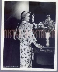 Foto d'epoca 1935 Joan Bennett moda art deco foto rara originale - Foto 1 di 1