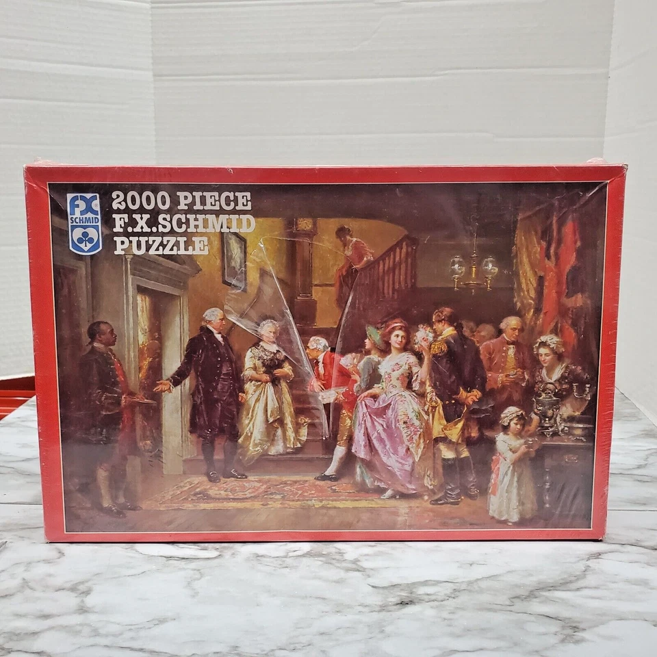 FX Schmid 2000 Puzzle George Washington 1784 25th Silver Anniversary 1996