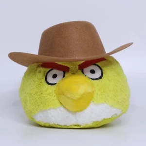 SAMPLE Angry Birds Ham 'Em High Cowboy Hat Chuck Plush | 5" 2012 CWT Collection - Picture 1 of 9