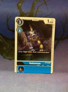 Digimon Card Game 1.0 Gabumon (BT1-029) Near Mint - Picture 1 of 4