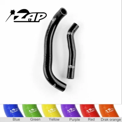 Black For 2003-2008 Suzuki LTZ400/ KFX400 / DVX400 Silicone Radiator Hose ZAP - Image 1 of 4