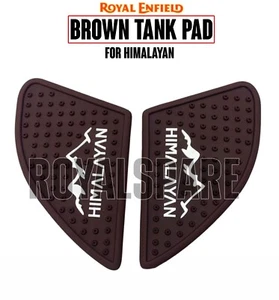 Royal Enfield Himalayan "BROWN TANK PAD" - With Express Shipping - Picture 1 of 14