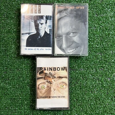 Lot Of 3 1980's Cassette Tapes Robert Palmer Sting & Rainbow See Desc For Titles Foto 1 de 4